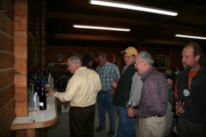 Bar Attendees checking out the wines & beers
